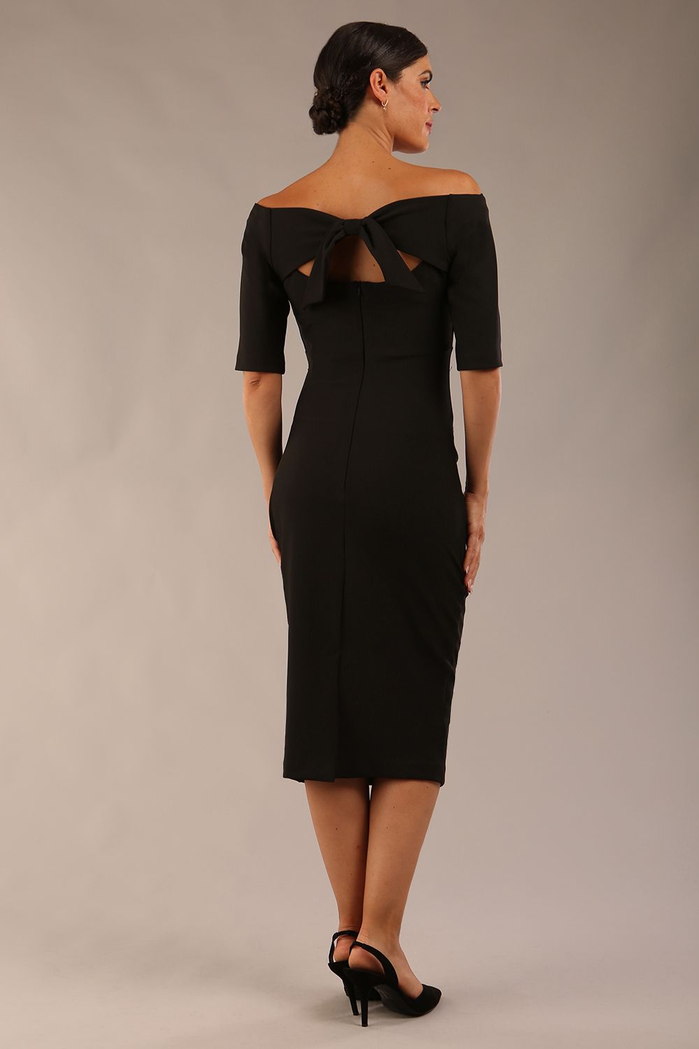 Estonia Off shoulder Pencil Dress – Diva Catwalk, image 9