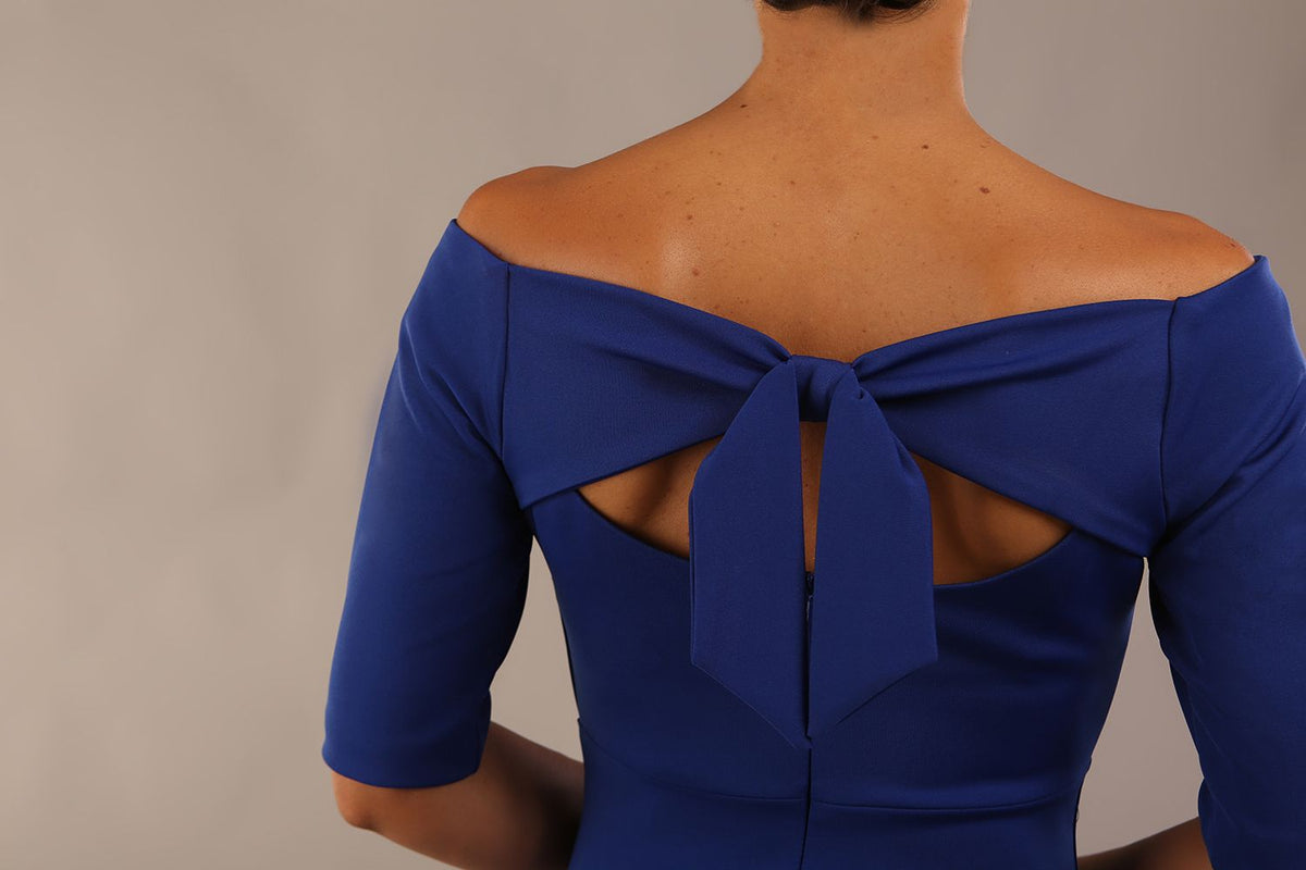 Estonia Off shoulder Pencil Dress – Diva Catwalk, image 4