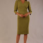 Ethan V-Neck Sleeved Pencil Dress 