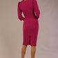 Ethan V-Neck Sleeved Pencil Dress 