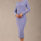 Faye Off Shoulder Long Sleeve Midi Dress 