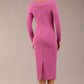Faye Off Shoulder Long Sleeve Midi Dress 