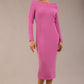 Faye Off Shoulder Long Sleeve Midi Dress 