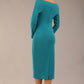 Faye Off Shoulder Long Sleeve Midi Dress 