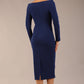 Faye Off Shoulder Long Sleeve Midi Dress 