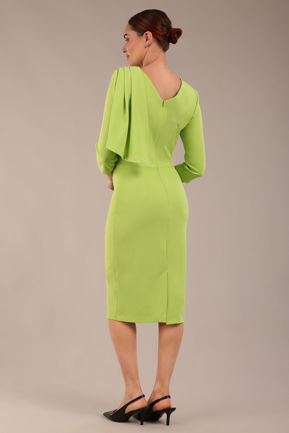 Frieth Gathered Shoulder Dress – Diva Catwalk, image 13
