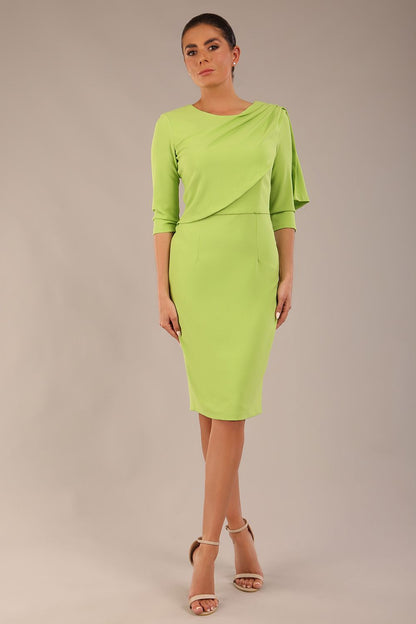 Frieth Gathered Shoulder Dress 
