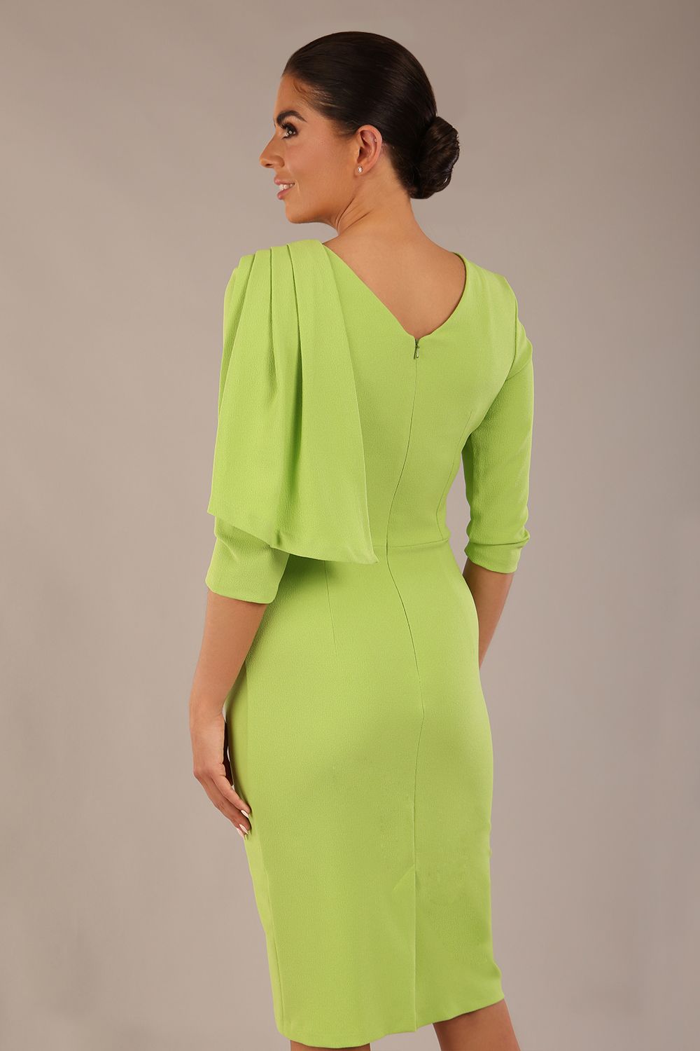 Frieth Gathered Shoulder Dress – Diva Catwalk, image 10