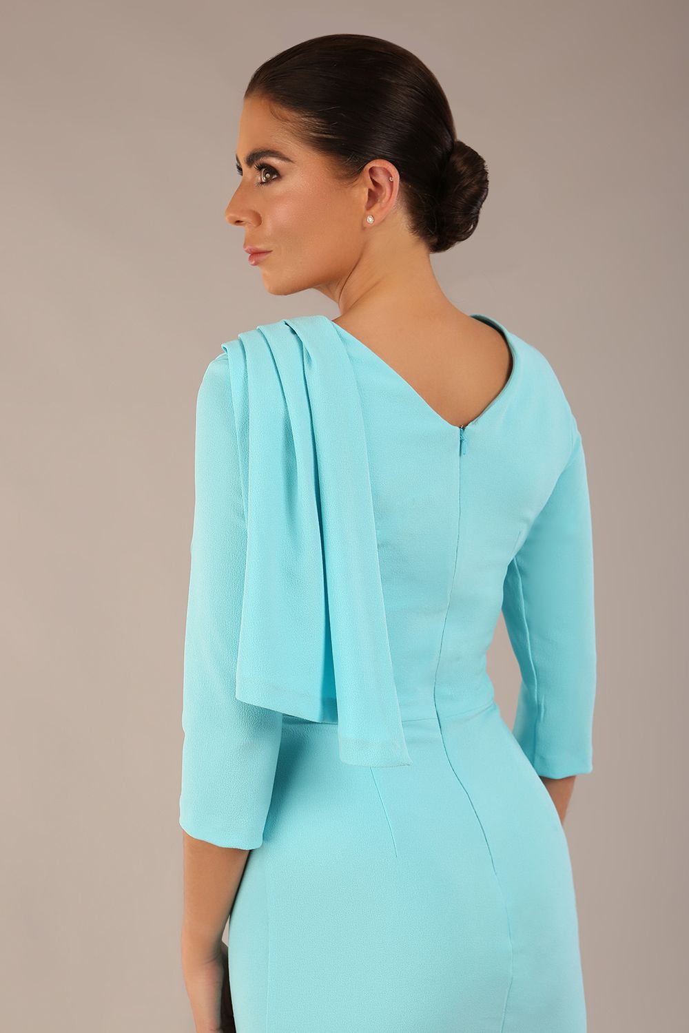 Frieth Gathered Shoulder Dress – Diva Catwalk, image 19
