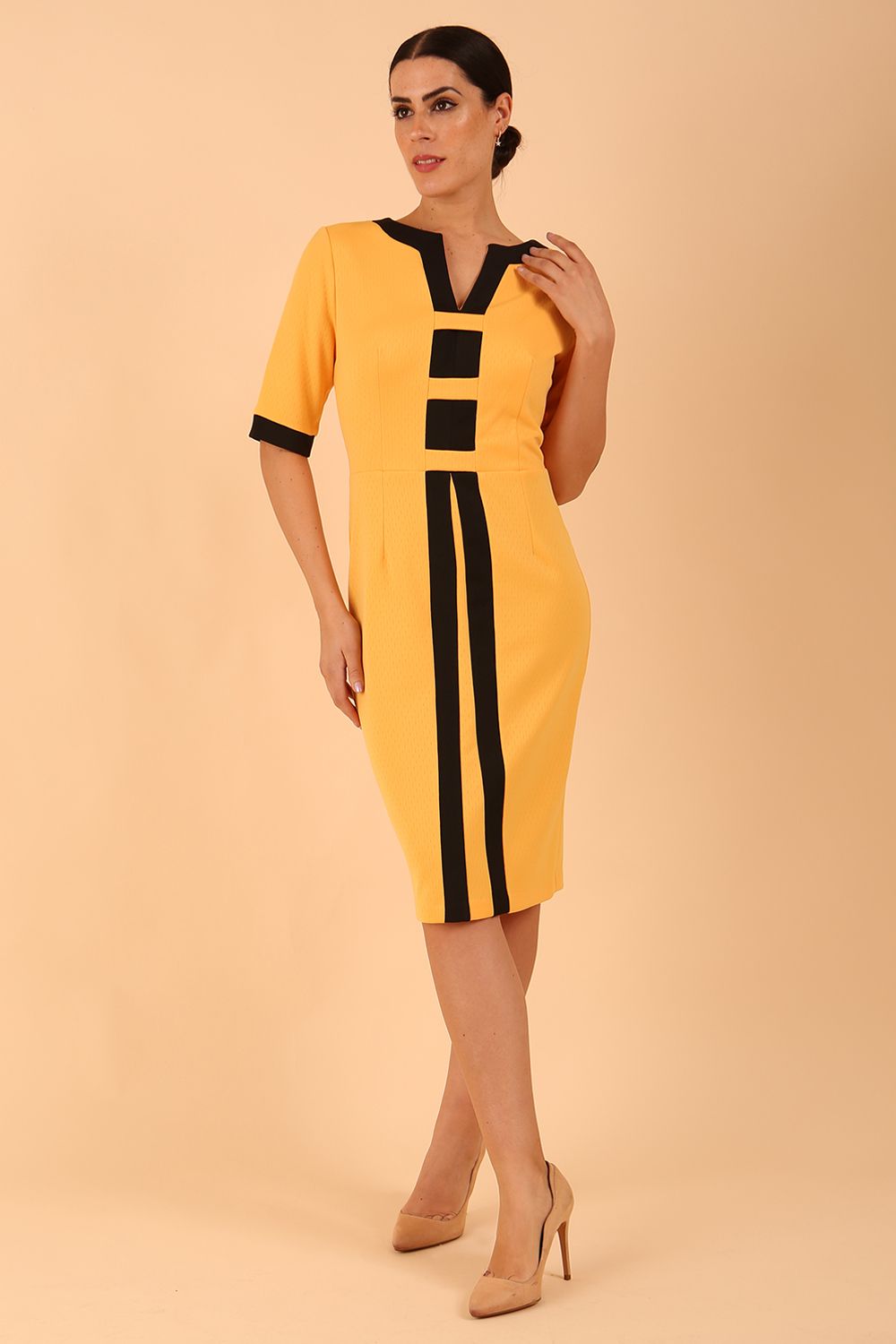 Goggle Pencil Dress – Diva Catwalk, image 4