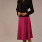 Harlow A-Line Tie-Waist Midi Skirt 