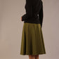 Harlow A-Line Tie-Waist Midi Skirt 