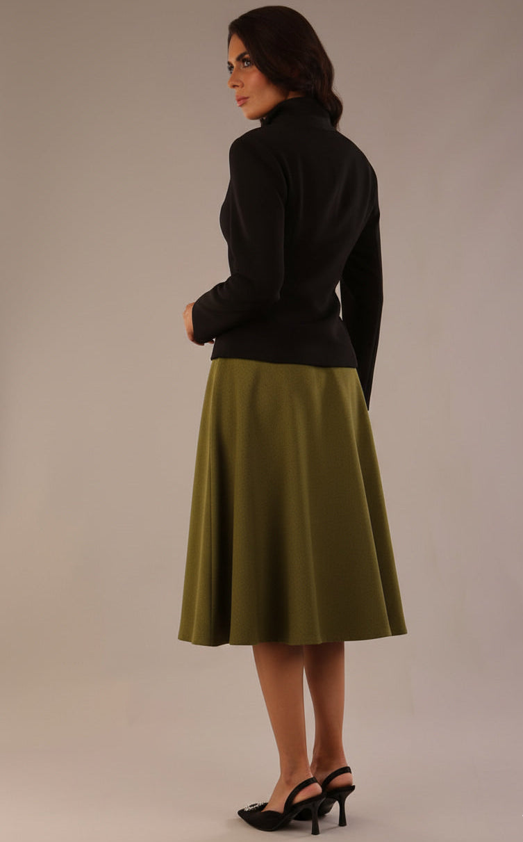 Harlow A-Line Tie-Waist Midi Skirt – Diva Catwalk, image 6