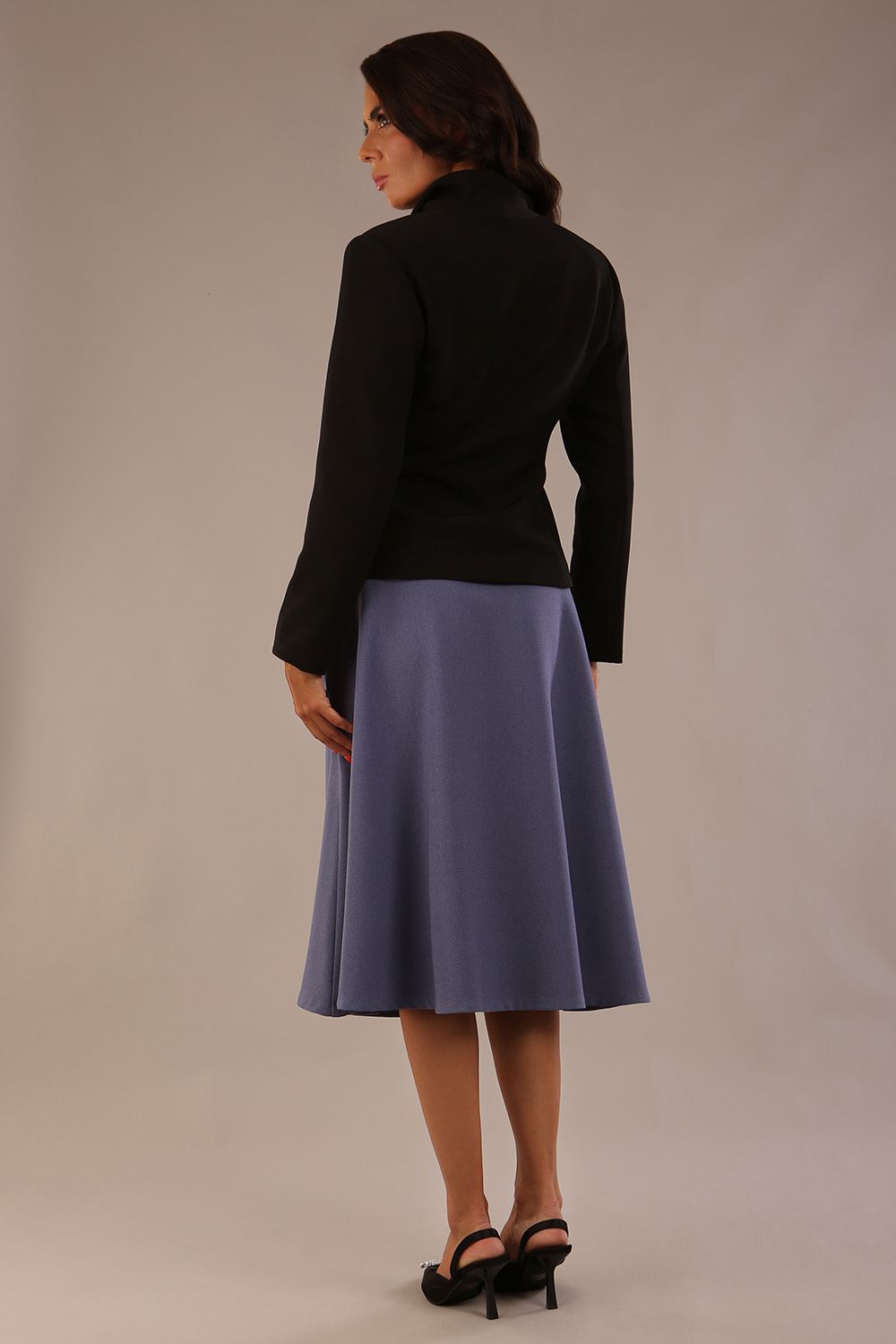 Harlow A-Line Tie-Waist Midi Skirt – Diva Catwalk, image 4