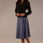 Harlow A-Line Tie-Waist Midi Skirt 