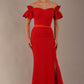 Harmony Bardot Ruffle Maxi Dress 