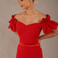 Harmony Bardot Ruffle Maxi Dress 