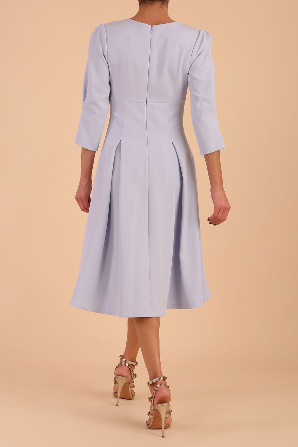 Harpsden Sleeved A-line Dress – Diva Catwalk, image 9