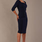 Hathaway Sleeved Pencil Dress 