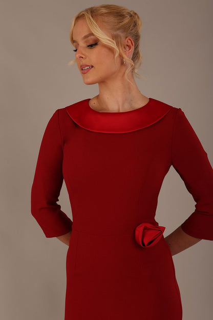 Heathcote Floral Detail Pencil Dress 