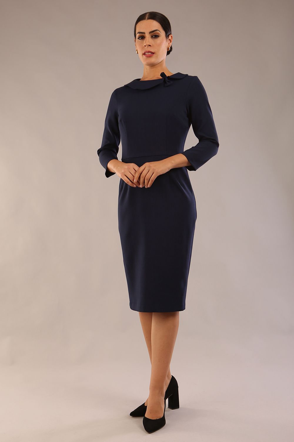 Helium 3/4 Sleeved Pencil Dress – Diva Catwalk, image 9