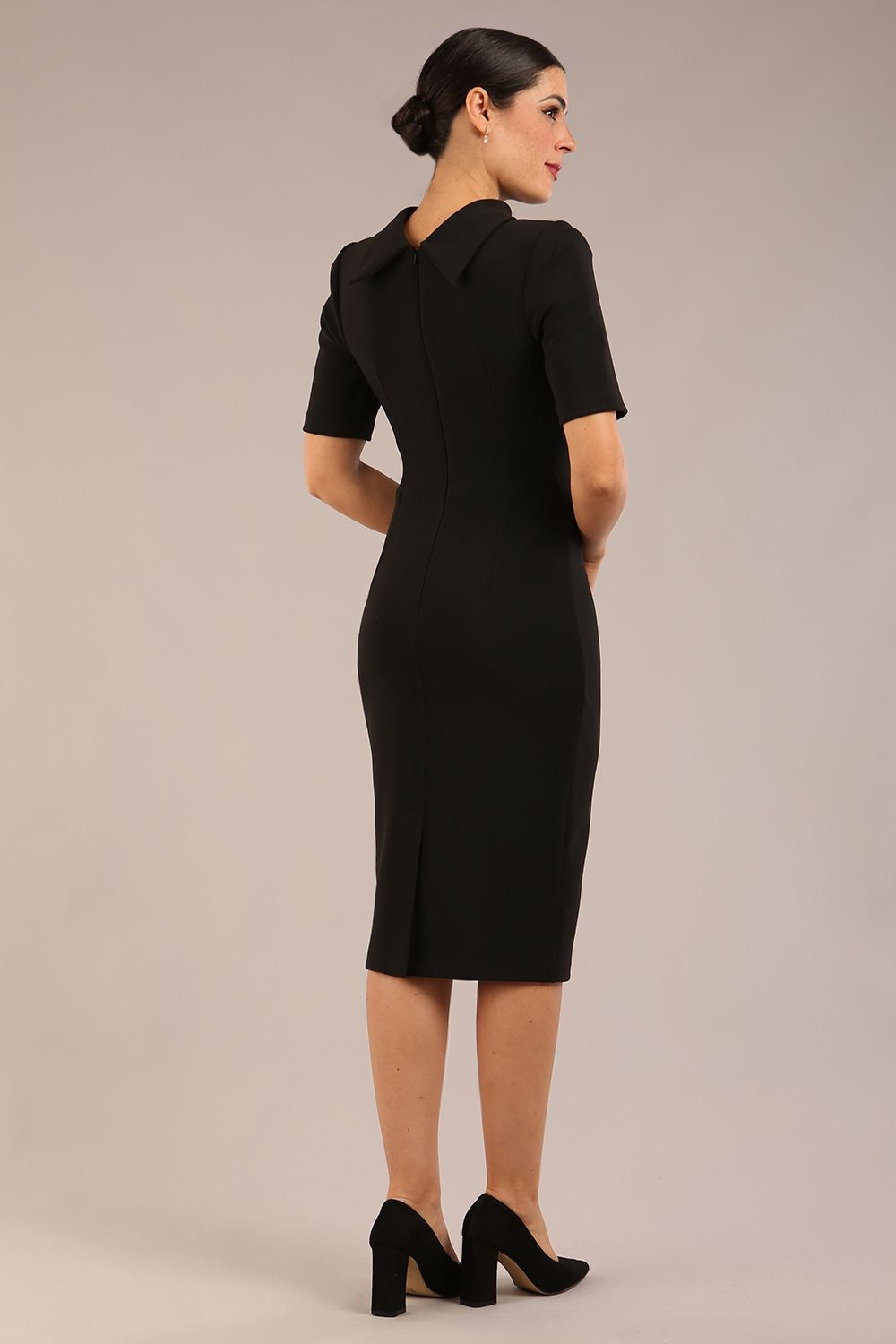 Highmoor Short Sleeved Pencil Dress – Diva Catwalk, image 27