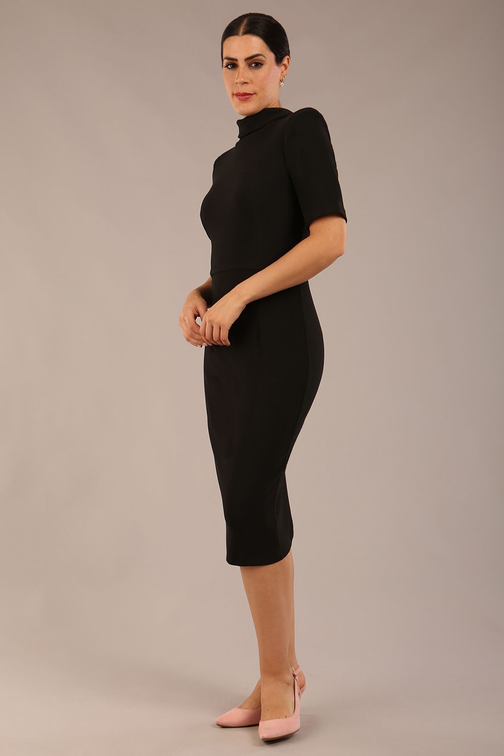 Highmoor Short Sleeved Pencil Dress – Diva Catwalk, image 23