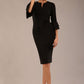 Hobson ruffled sleeves Pencil Dress 