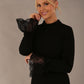 Holby Fluted Lace Cuff Dress 