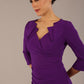 Indira 3/4 Sleeve Knee Length Pencil Dress 