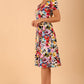 Iris Print Dress 
