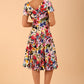 Iris Print Dress 