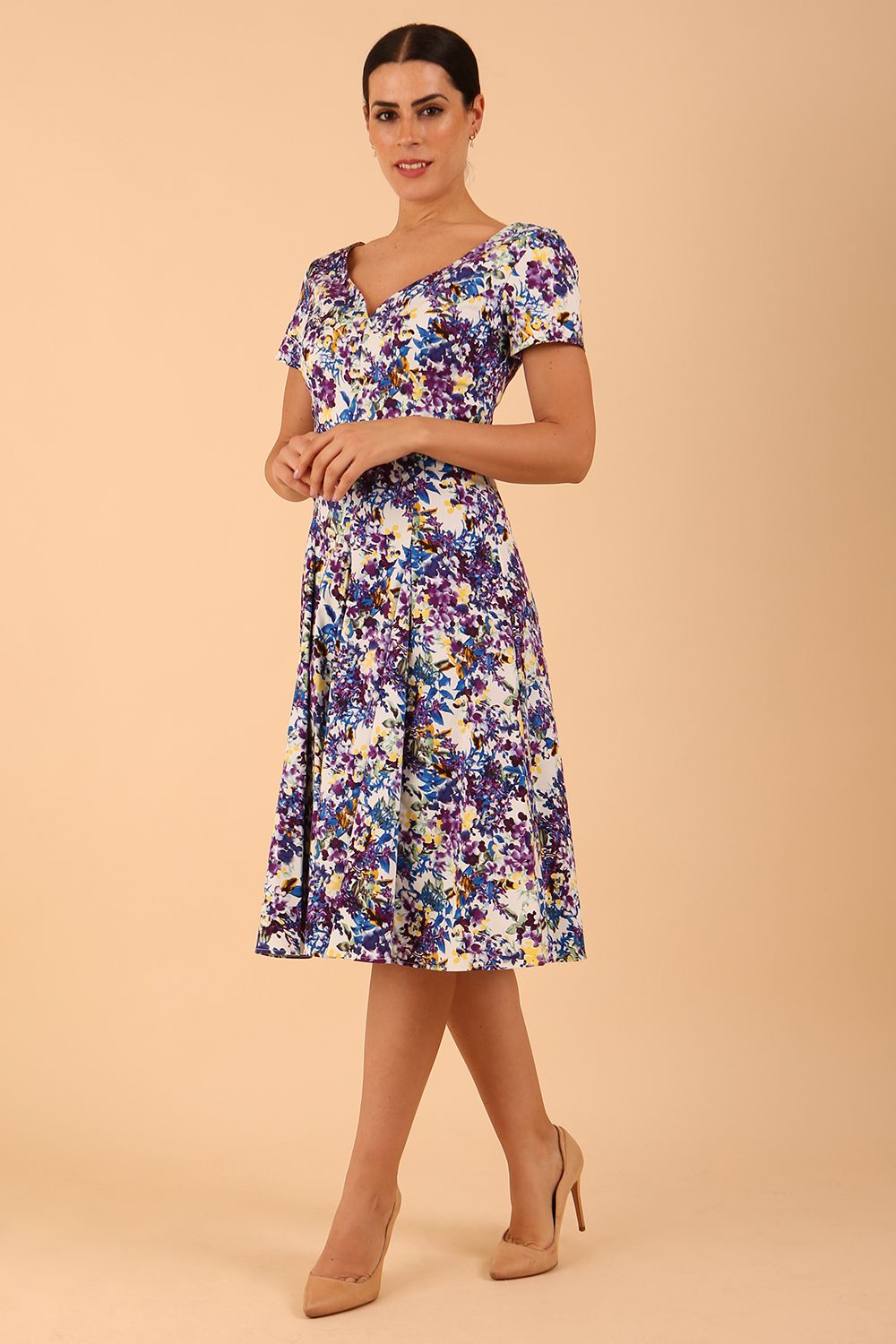 Iris Print Dress – Diva Catwalk, image 8