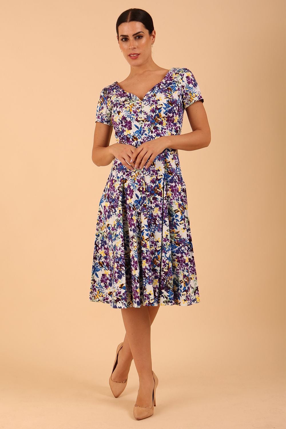Iris Print Dress – Diva Catwalk, image 11