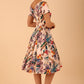 Iris Print Dress 