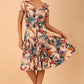 Iris Print Dress 