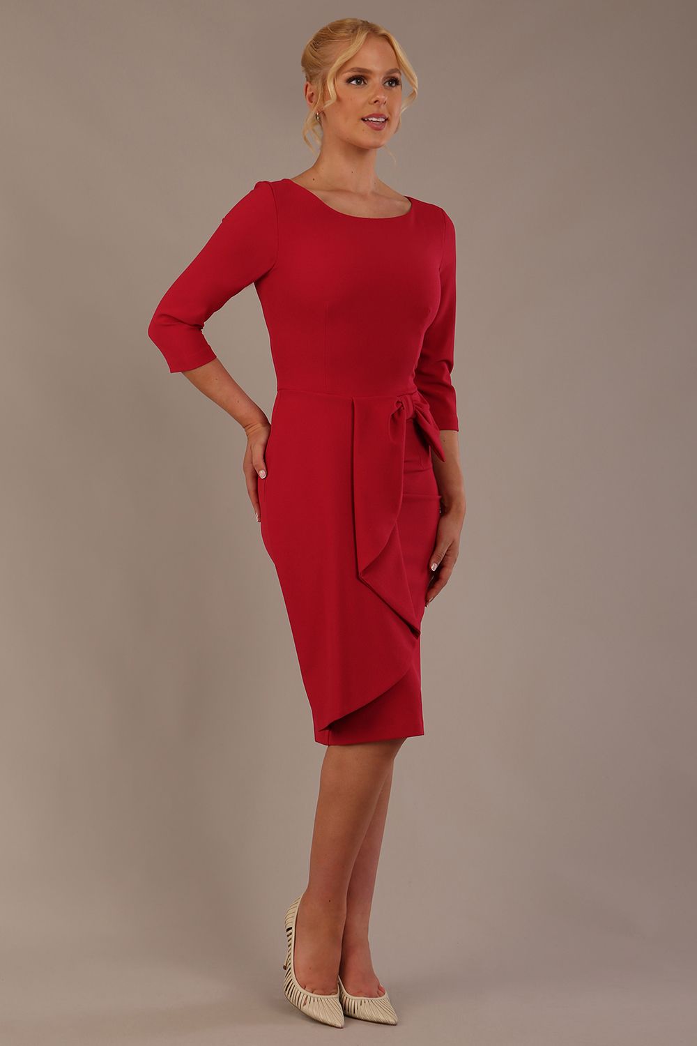 Jacky Pencil Dress in Dazzle Pink – Diva Catwalk, image 10
