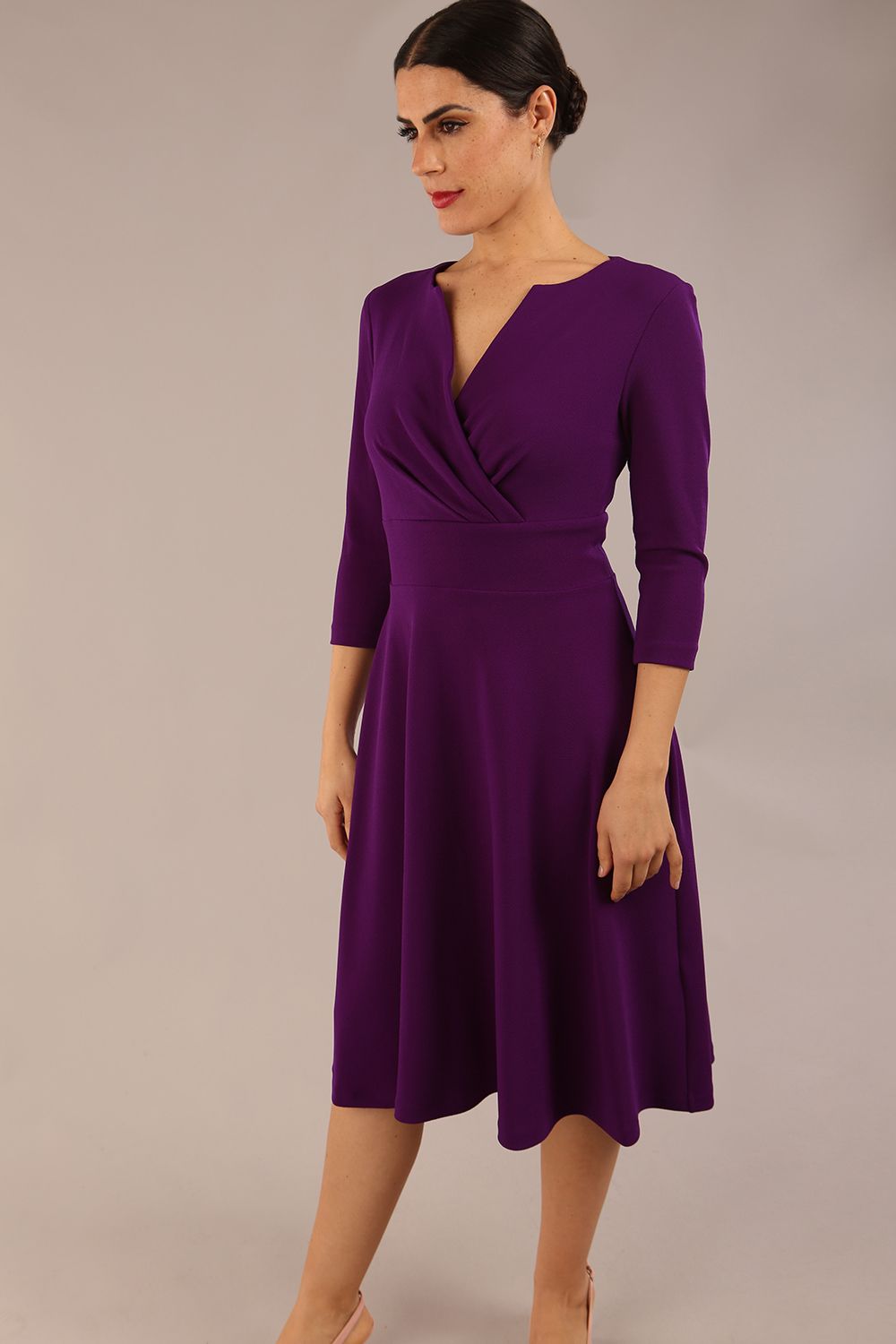 January Sleeved Swing Dress – Diva Catwalk, image 12
