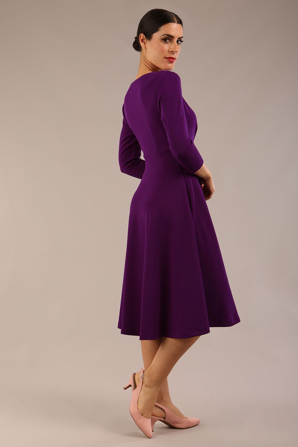 January Sleeved Swing Dress 