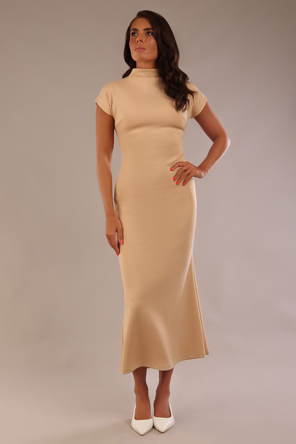 Kaden High Neck Midaxi Dress – Diva Catwalk, image 41