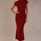 Kaden High Neck Midaxi Dress 