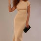 Kaden High Neck Midaxi Dress 