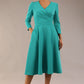 Karma 3/4 Length Sleeved Swing Dress 