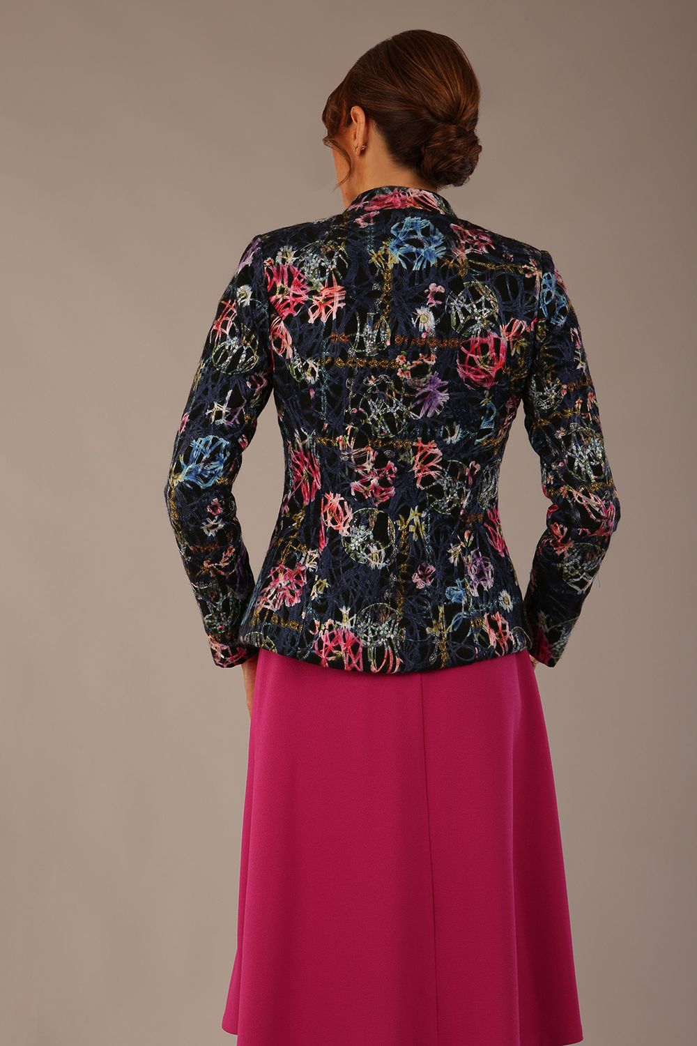 Keanu High-Neck Floral Jacket – Diva Catwalk, image 5