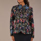 Keanu High-Neck Floral Jacket 