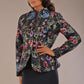 Keanu High-Neck Floral Jacket 