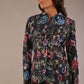 Keanu High-Neck Floral Jacket 