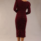 Kiki Silky Stretch Ruched Midi Dress 