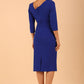 Kubrick Asymmetric Neckline Pencil Dress 