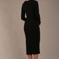 Long Sleeved Lydia Midi Pencil Dress 